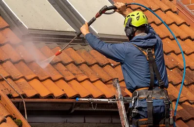 Démoussage et hydrofuge de toiture à Luxiol